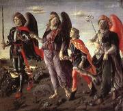 BOTTICINI, Francesco The Tree Archaangels and Tobias oil painting reproduction